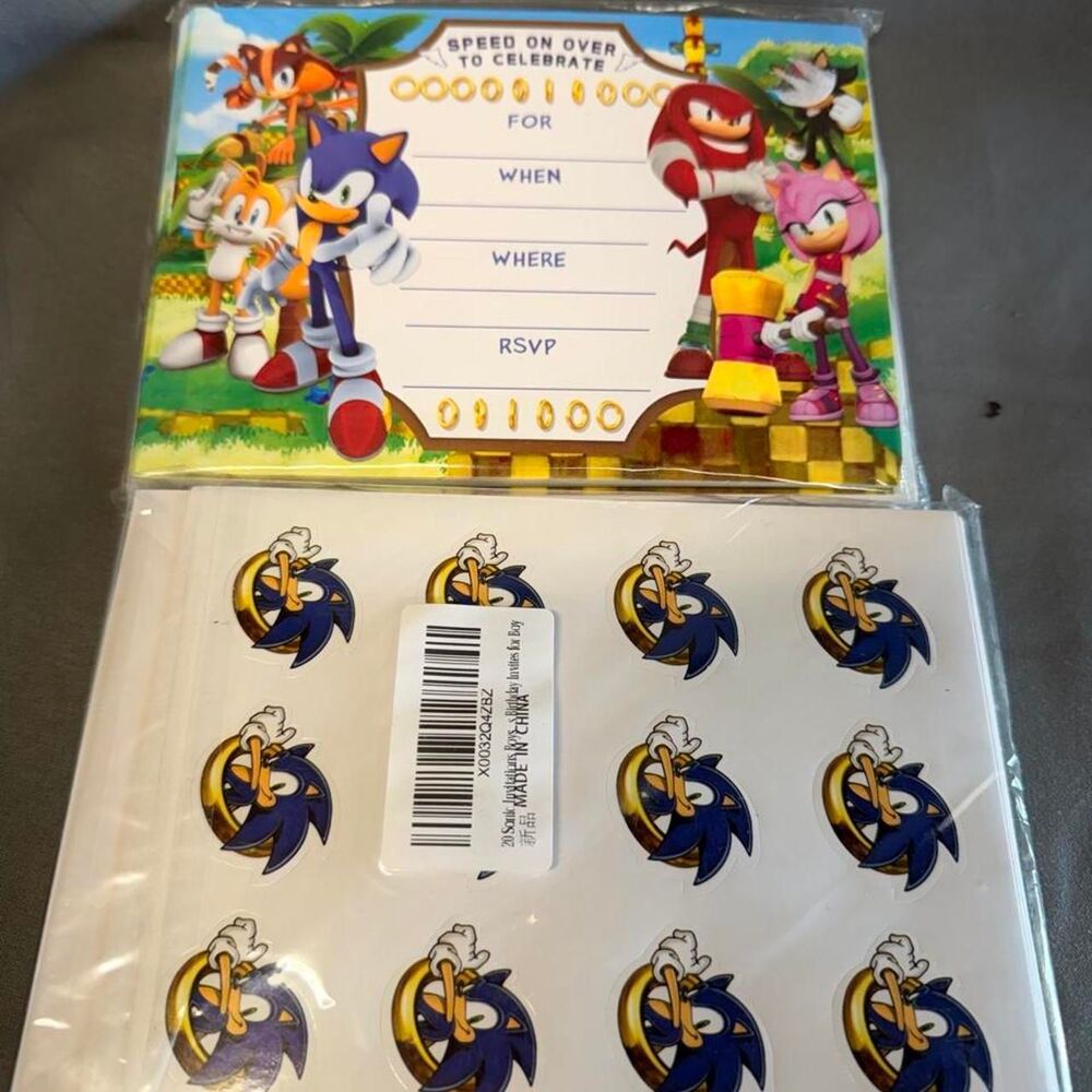 Sonic-the-hedgehog Decorations